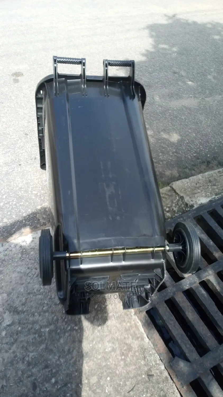 240 Litres Smart Lawma Waste Bins With 2 Rubber Wheels Lid