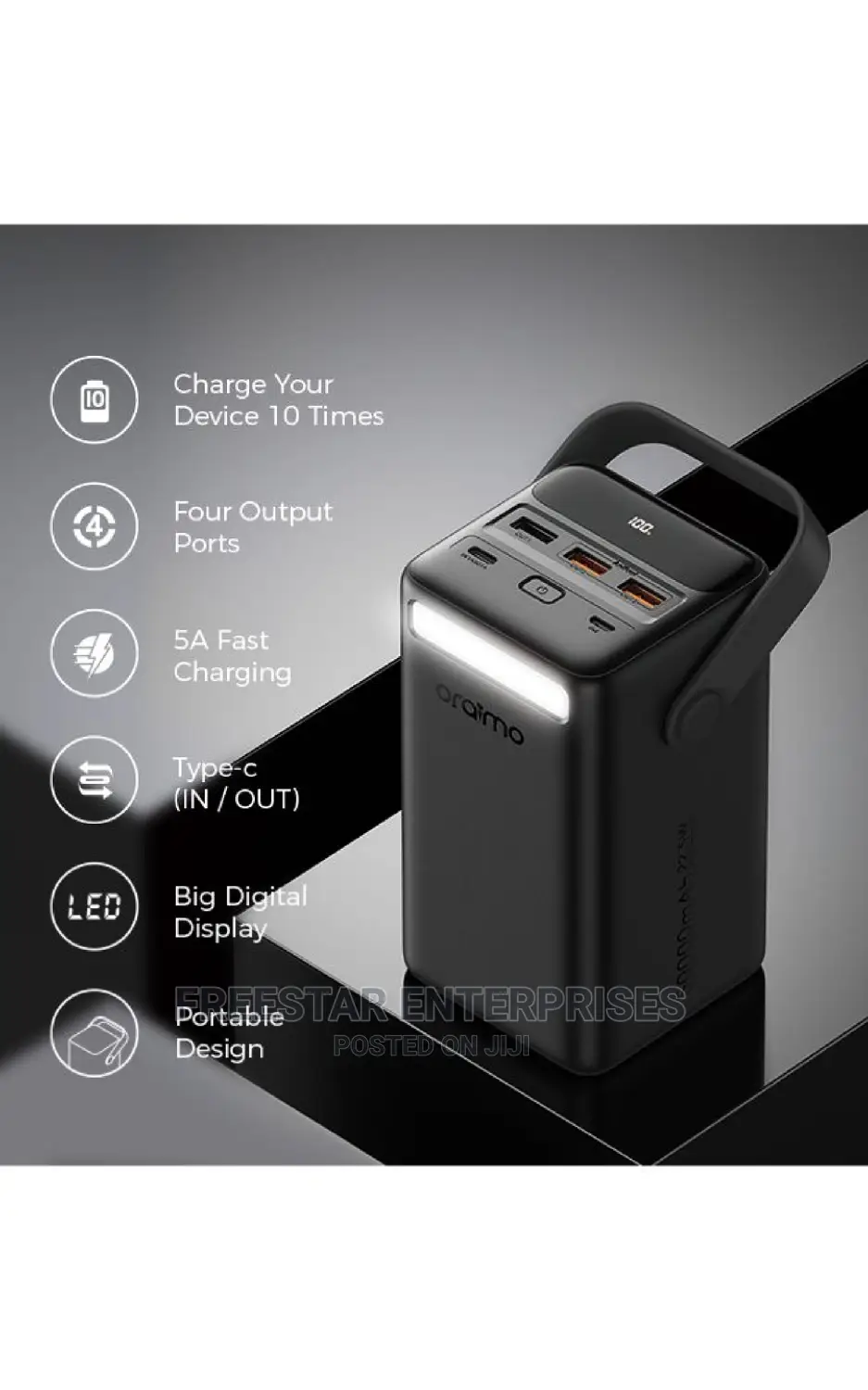 Oraimo 50000mah Power Bank. Oraimo 50000 Mah Power Bank.