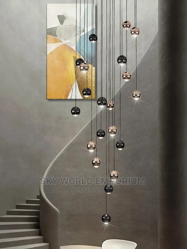 Pendent Lamp Stairs Chandelier Lighting