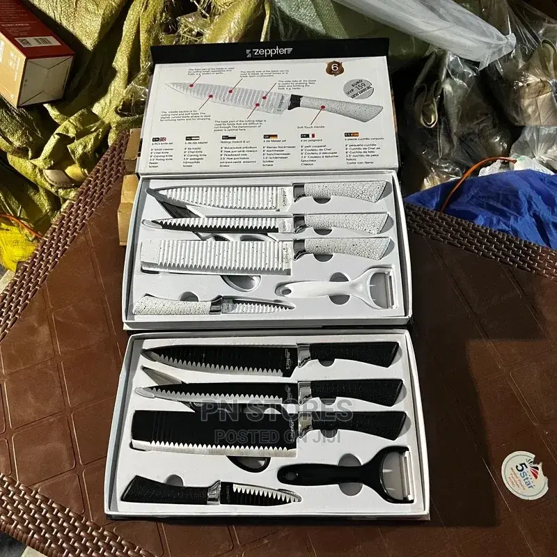 6 PCS Zepter Knife Set