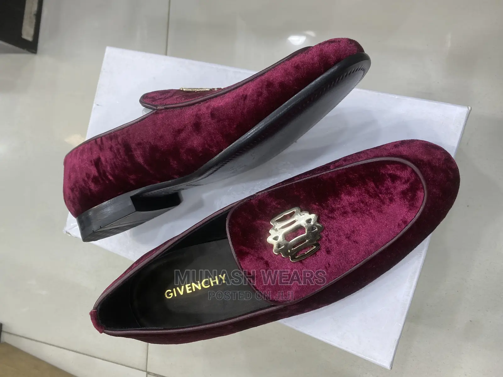 Italian Givenchy Velvet Shoe