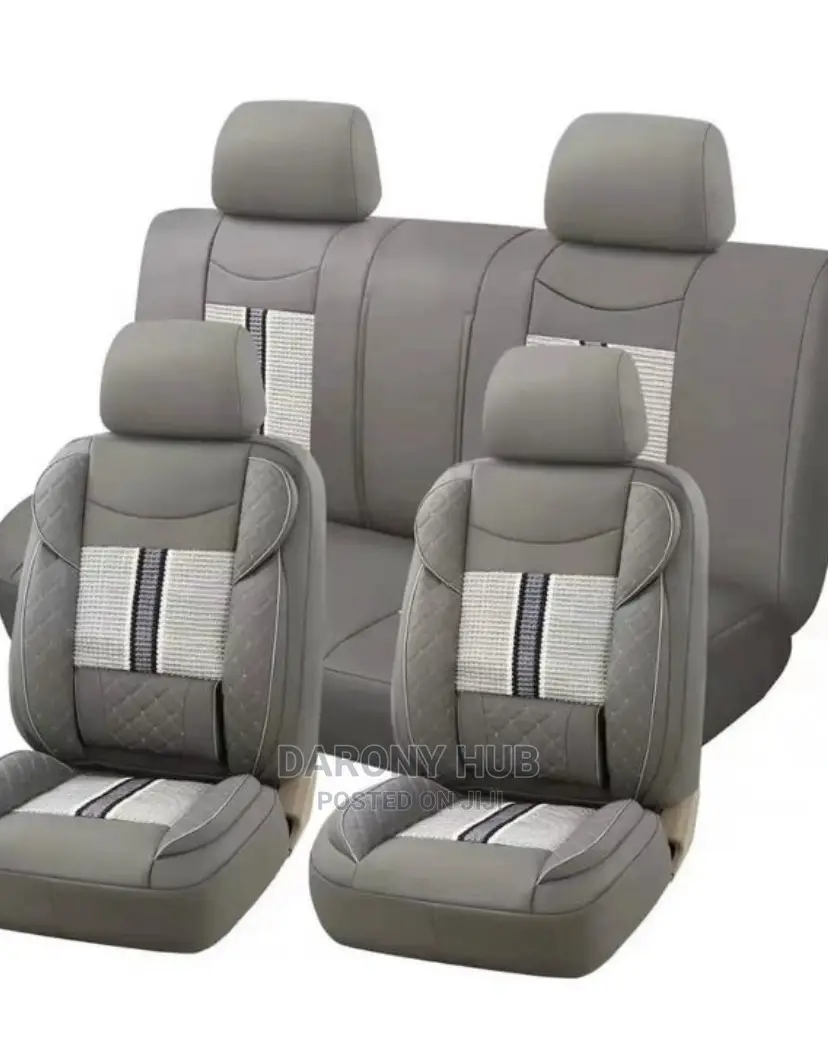 Ash and Cream Leather Seatcover