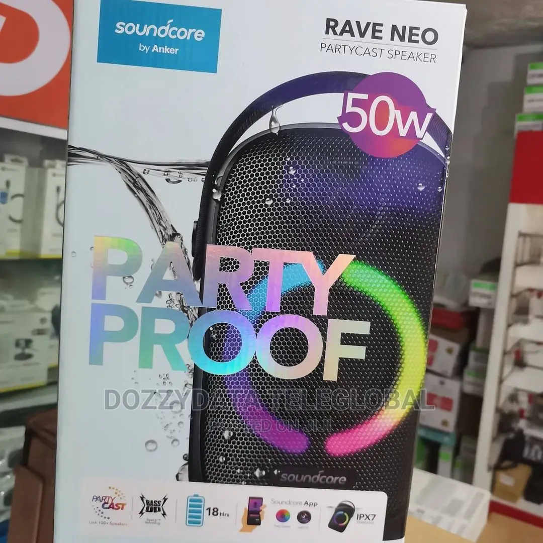Anker Soundcore
Partyproof Speaker Rave Neo 50watt