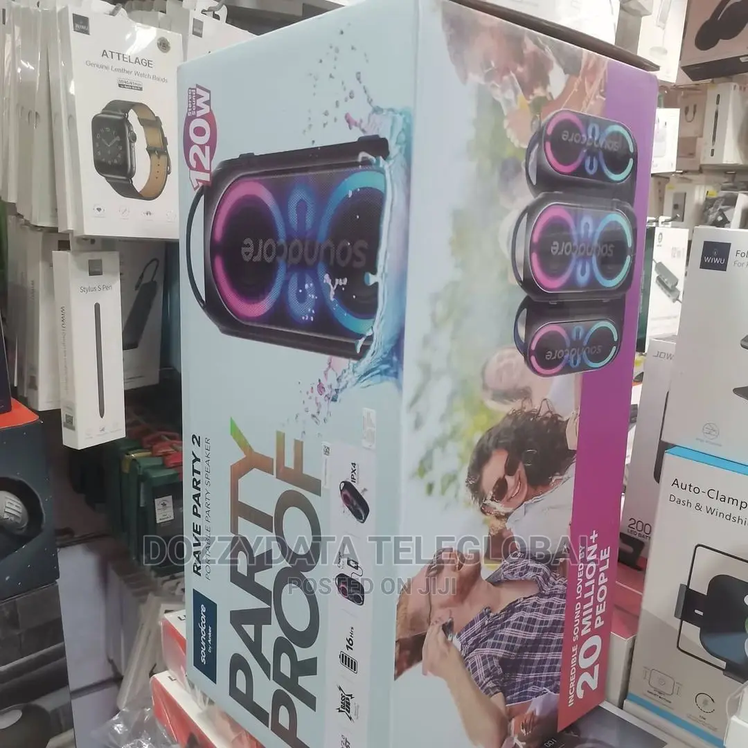 Anker Soundcore
Partyproof 120W Rave Party2
Bluetoth Speaker