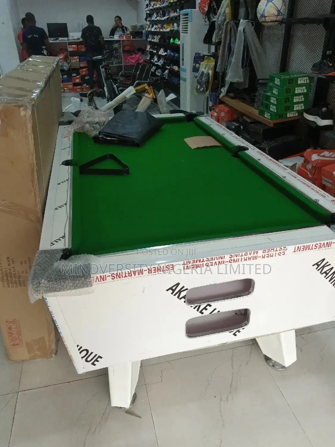 White Coin Snooker Board