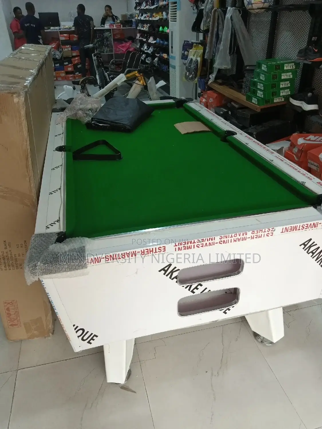 White Coin Snooker Board