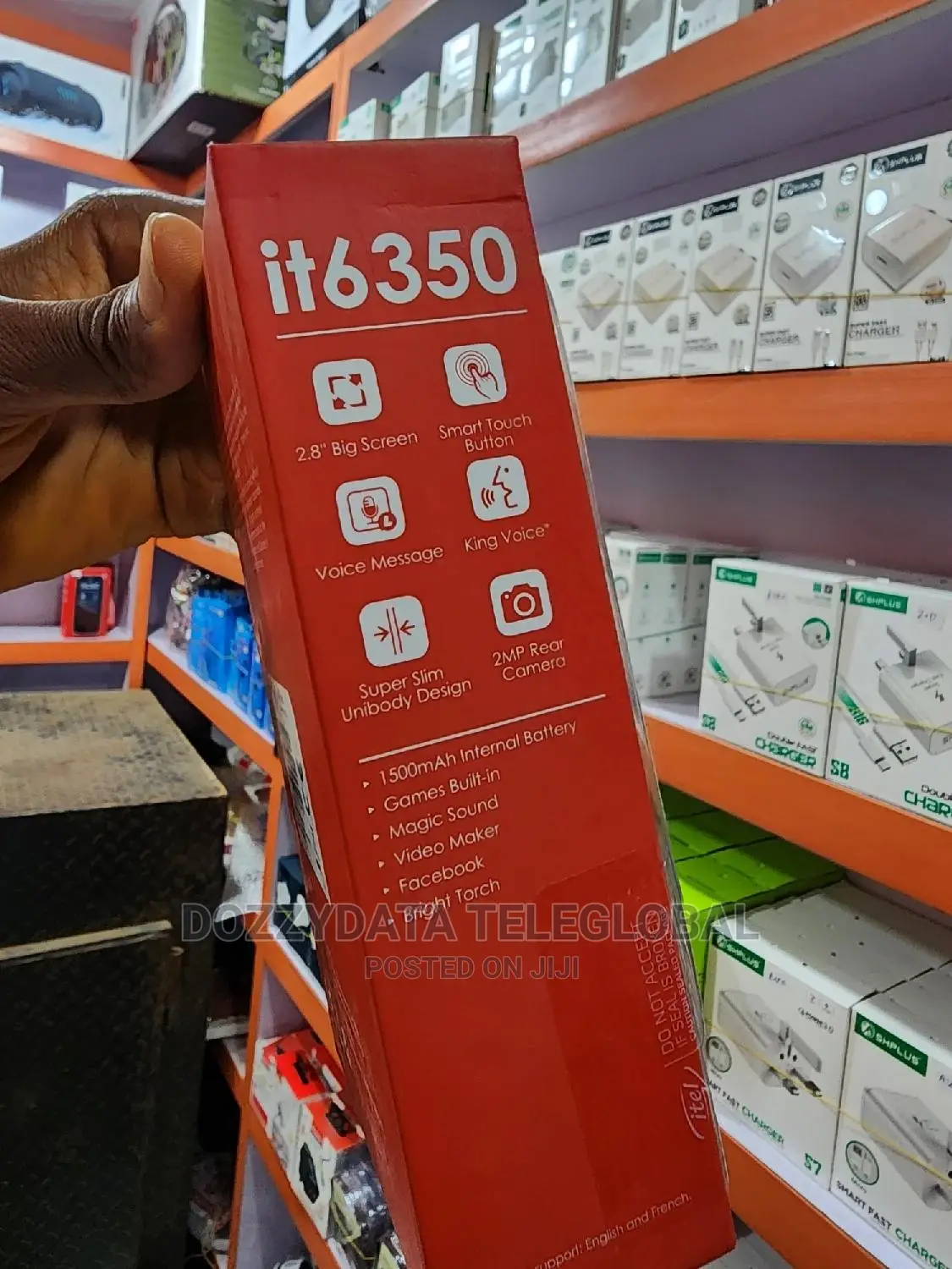 New Itel it6350 Black