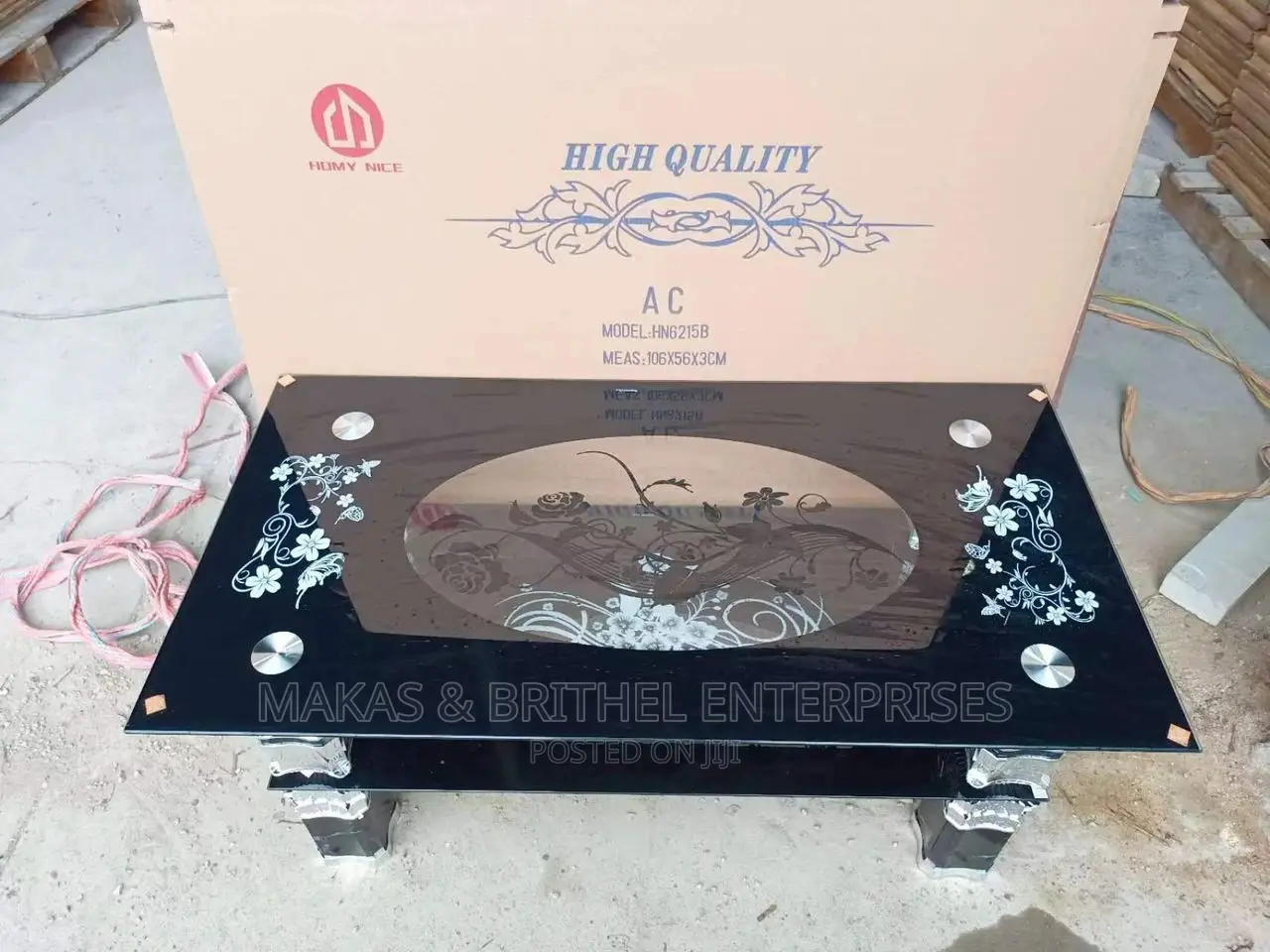 Imported Quality Glass Top Center Table