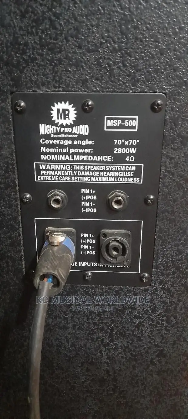 Mighty Pro Audio Double Speaker Model Msp500