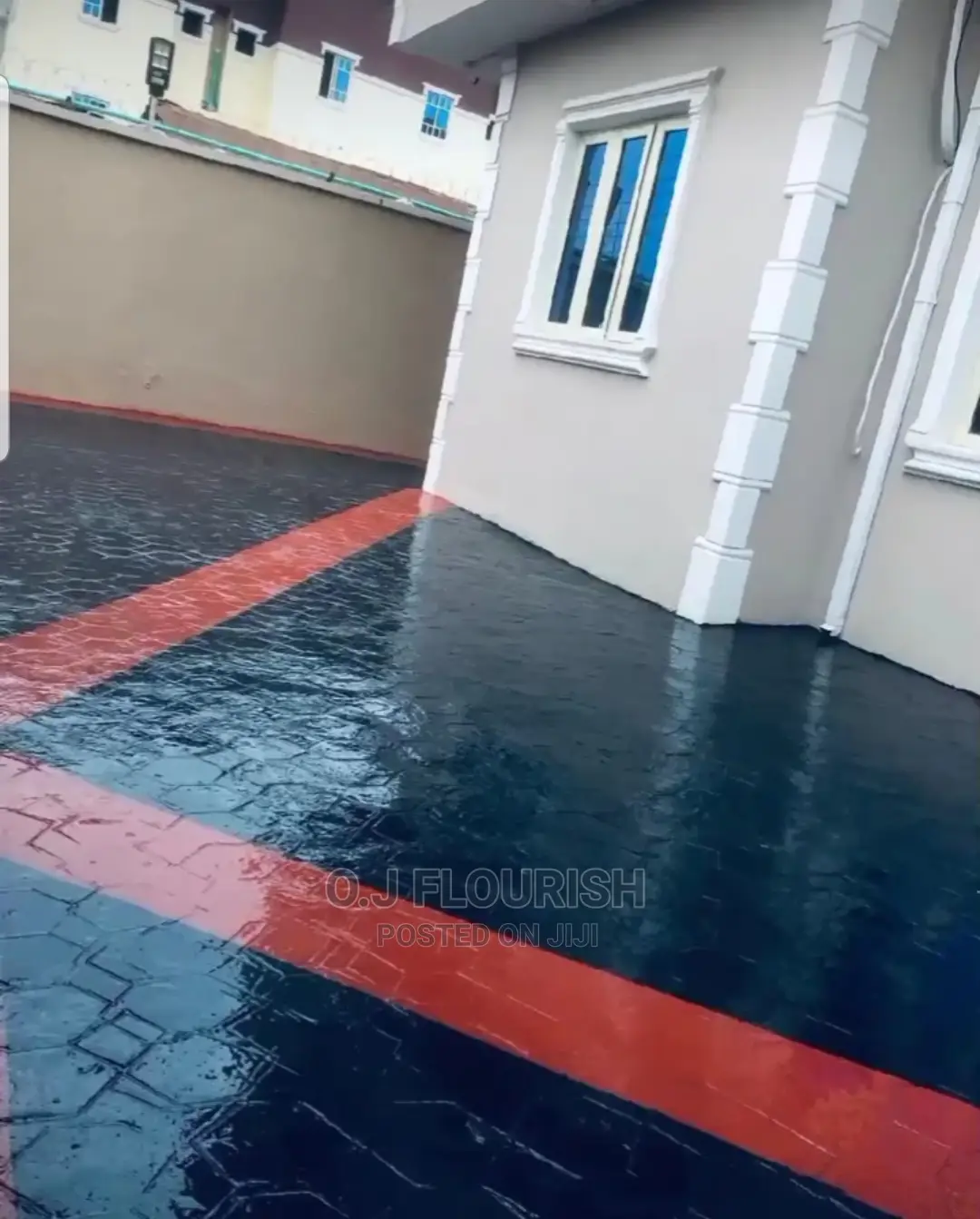 Exterior Design Stamped Concrete