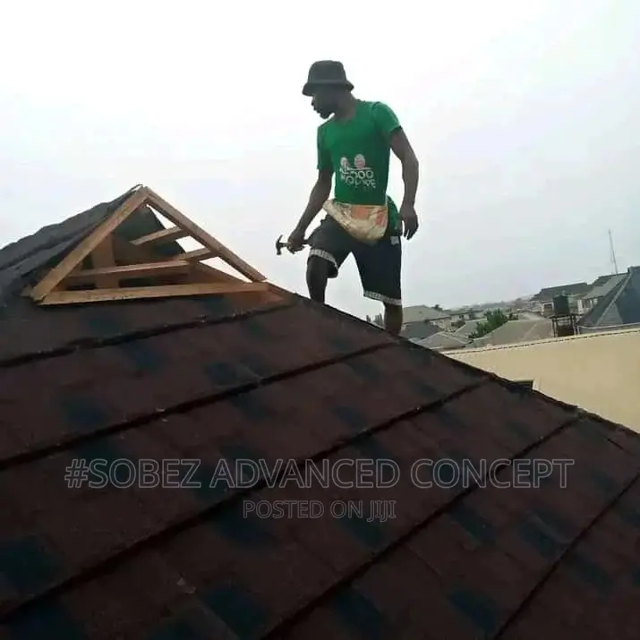 Shingles Stone Coated Roofing in Lagos