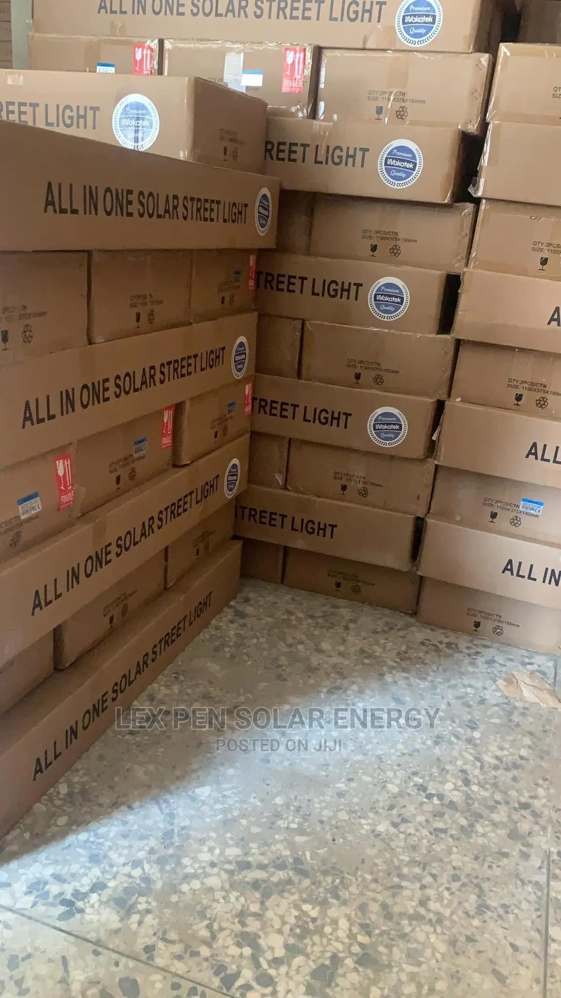 60w Wakatek All in One Solar Street Light