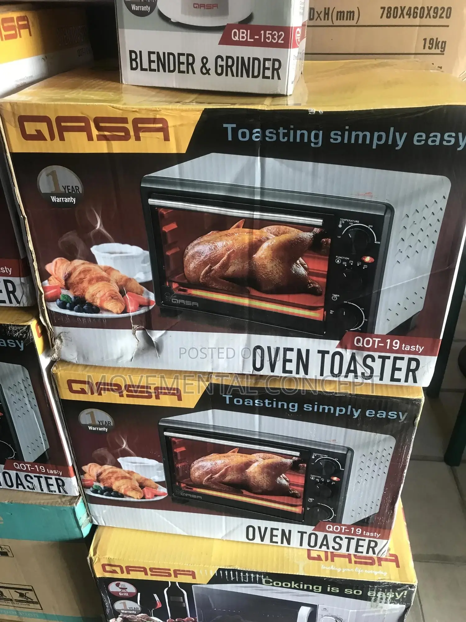Qasa Oven Toaster QOT-19 Tasty