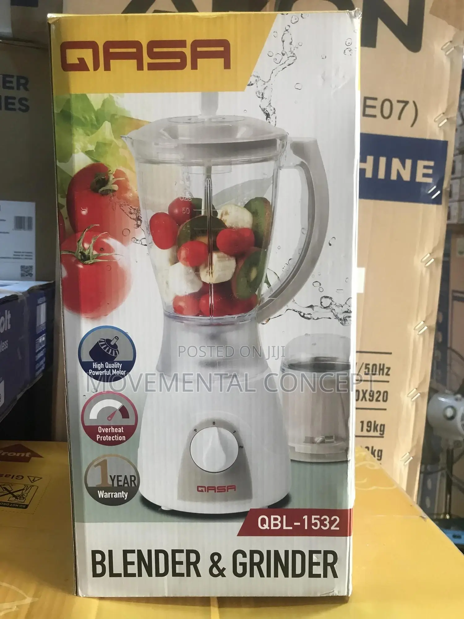 Qasa Blender and Grinder QBL-1532