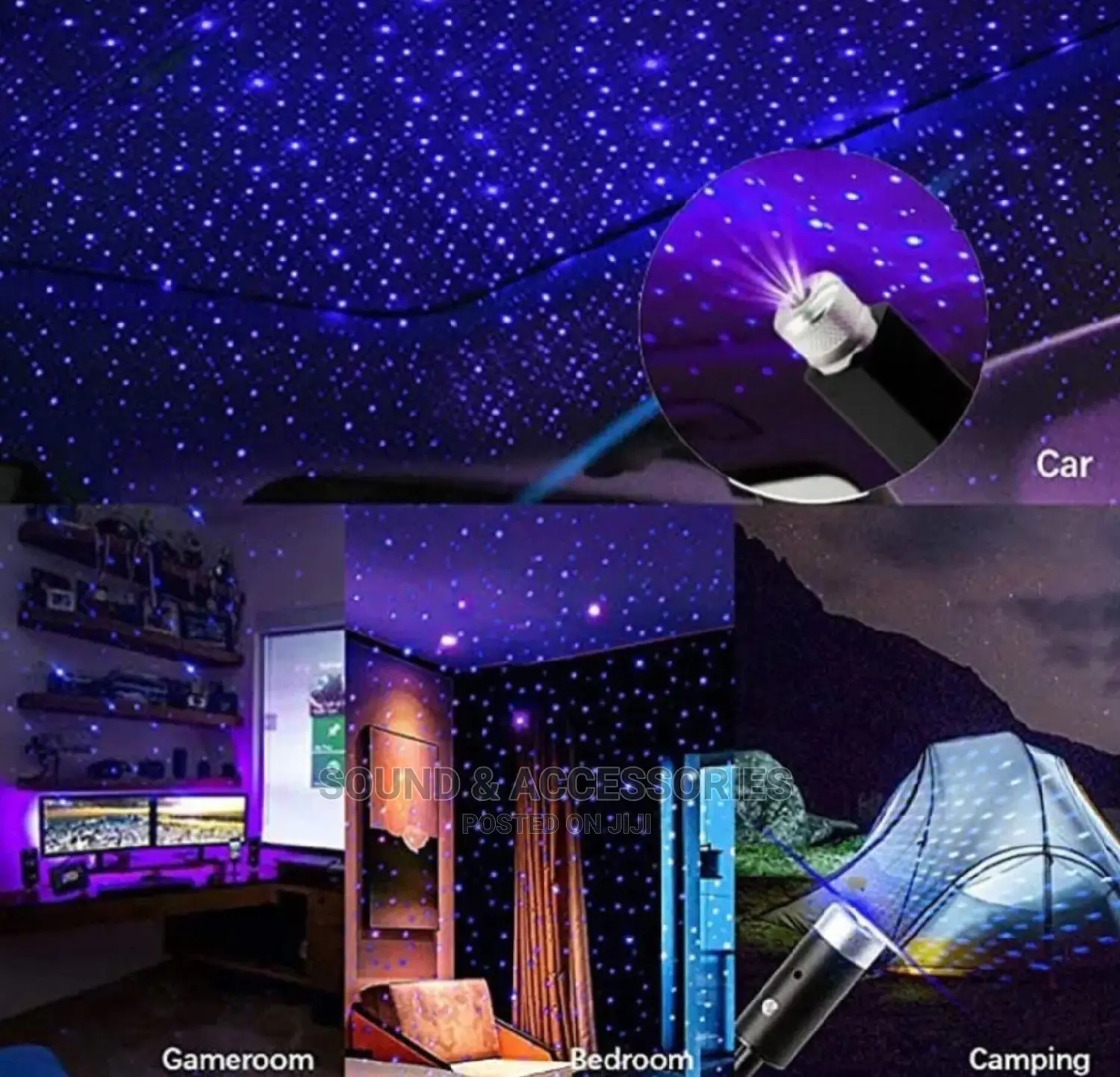 LED Roof Star Night Light Projector
