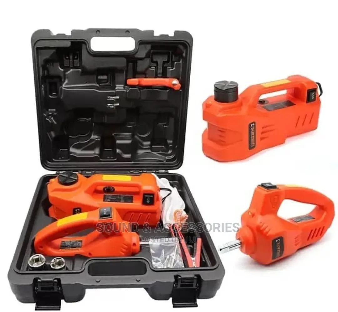 5in1 Automatic Electric 7ton Jack/Tyreinflator/Pump/Wrench