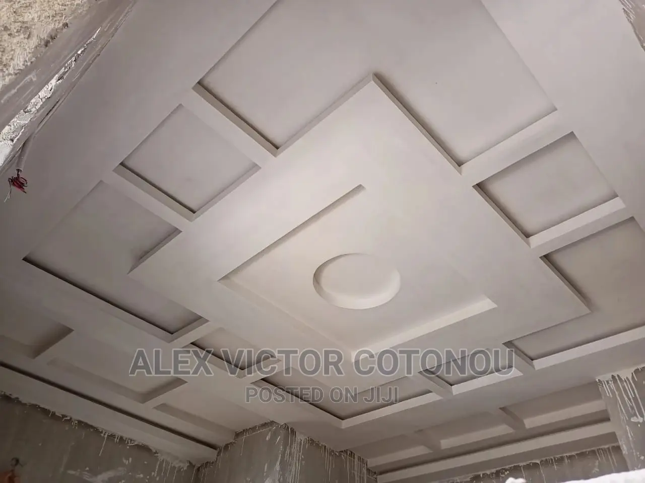 P O P Celling , Tv Stand and Well Decorations