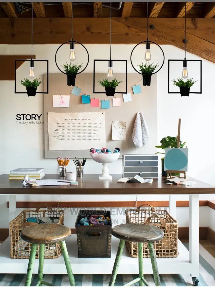 Nordic Simple Modern Creative Plant Bar Pendent