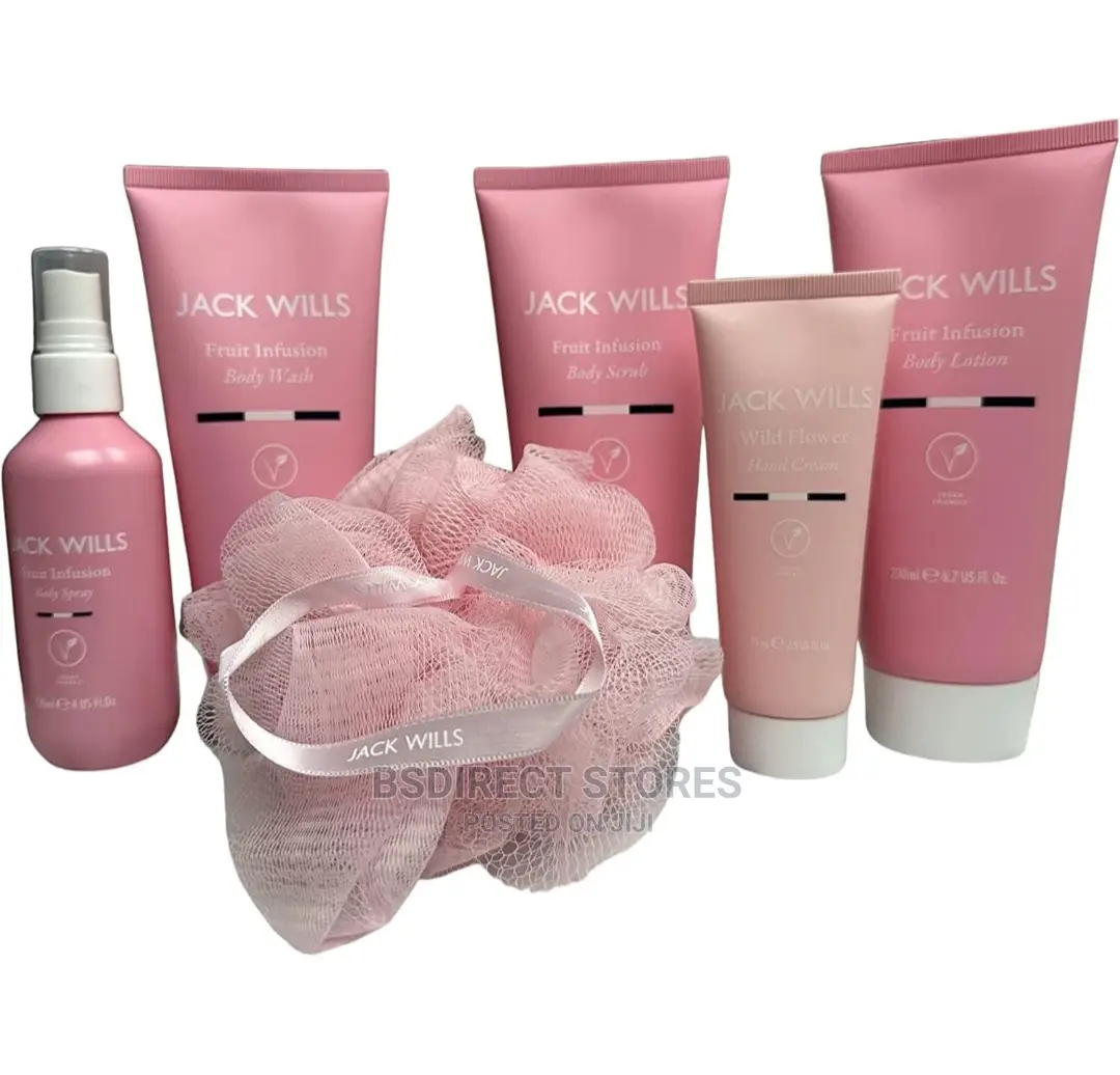 Jack Wills Fruity Bathing 6 Piece Body And Hand Gift Set