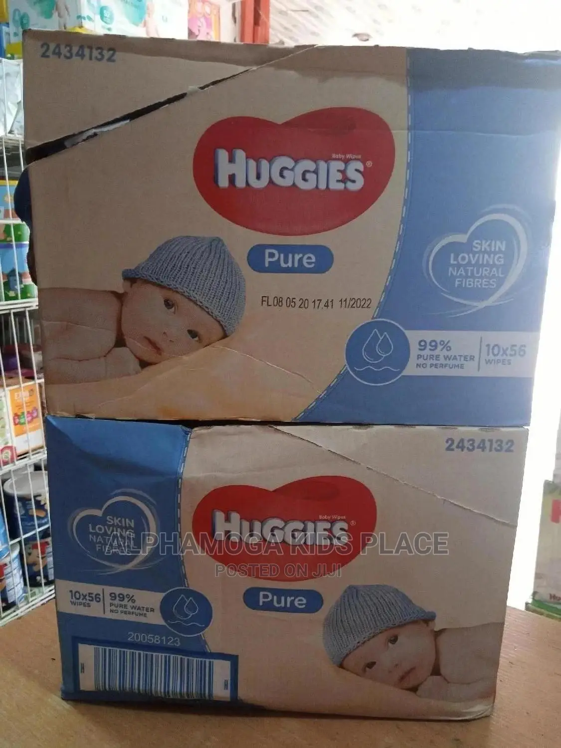 Huggies Pure Wipes by 10