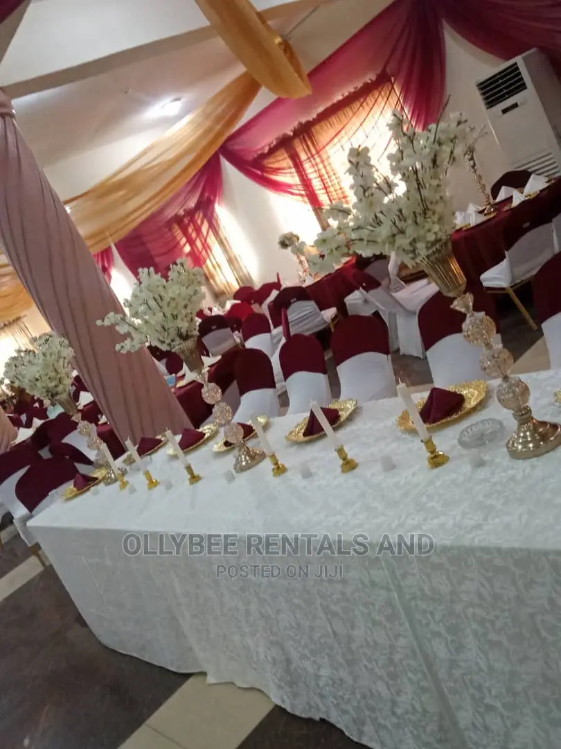Banquet Table Covers and Linens Available in Stock