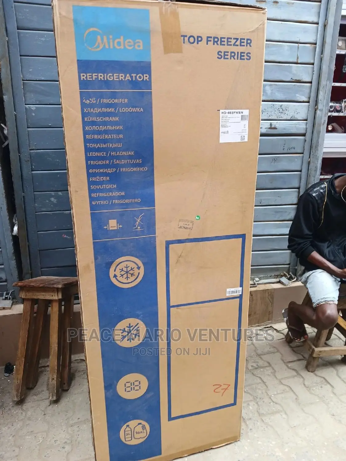 Original Midea 300L Refrigerator 2doors With Warranty 3yrs