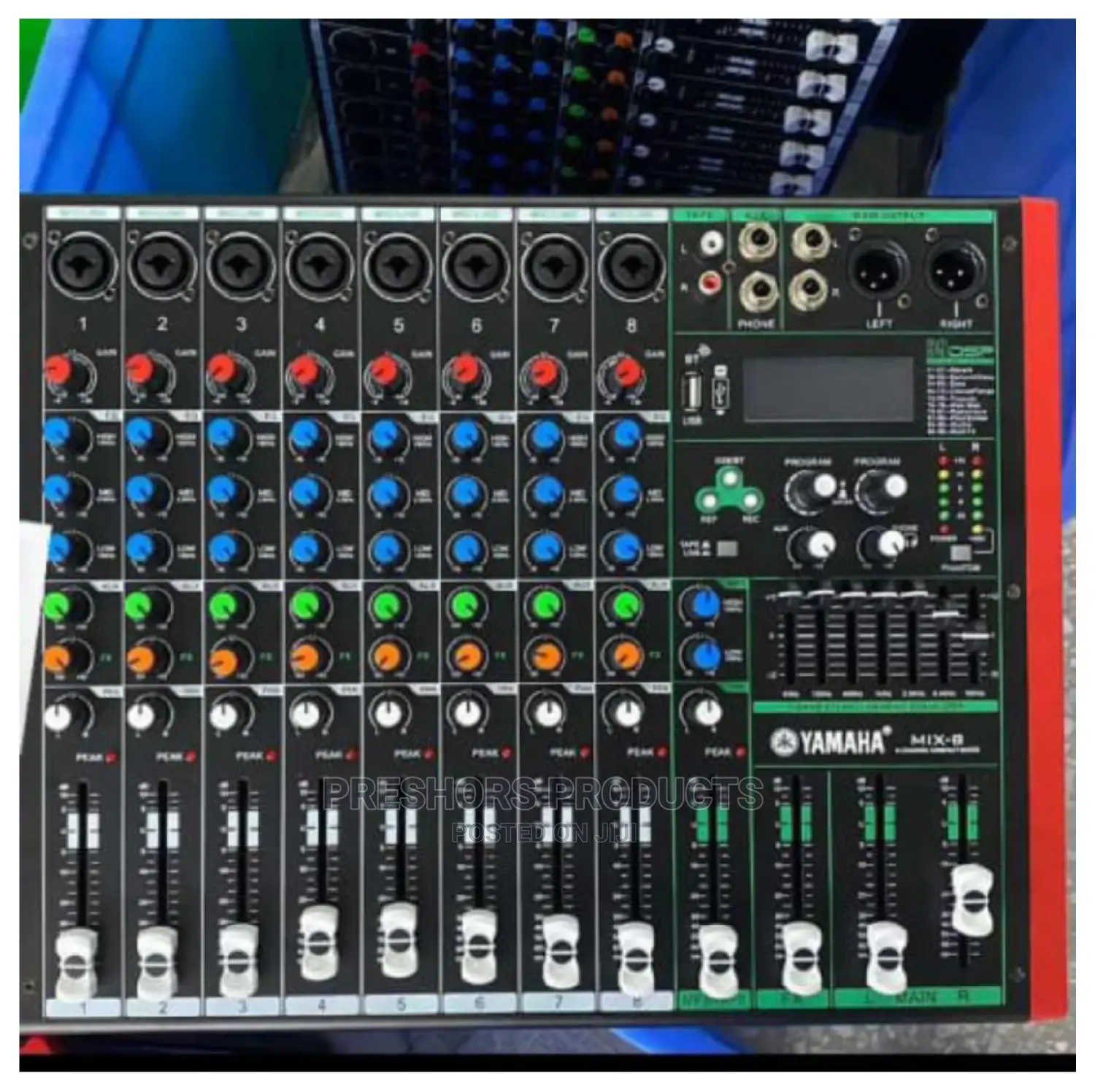 Professional 8 Channel Console Mixer