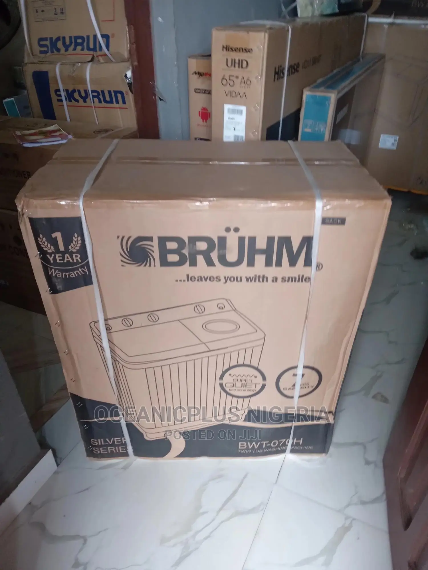 New Brand Bruhm 7kg Top Loader Washing Machine