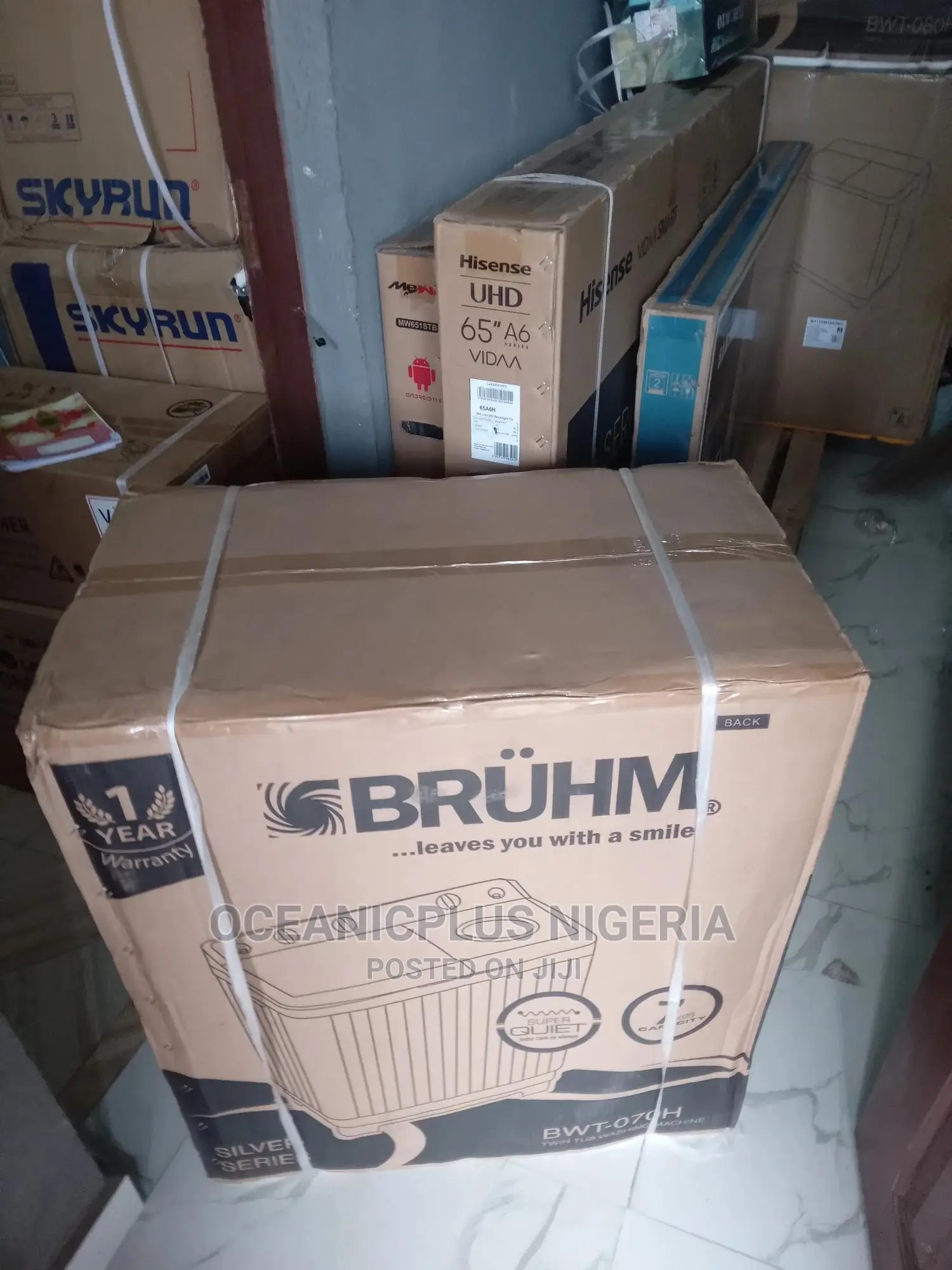 New Brand Bruhm 7kg Top Loader Washing Machine