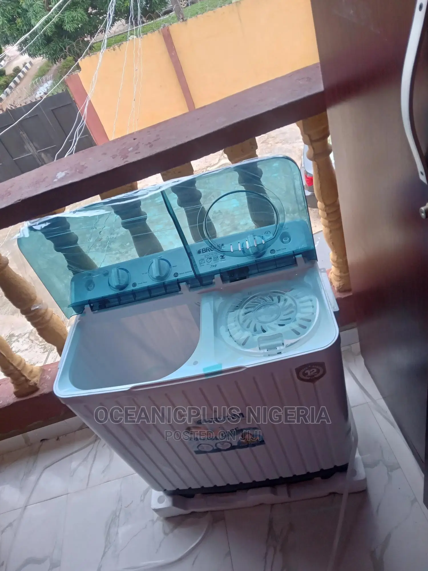 Best Version Bruhm 7kg Twin Tub Stable Washing Machine