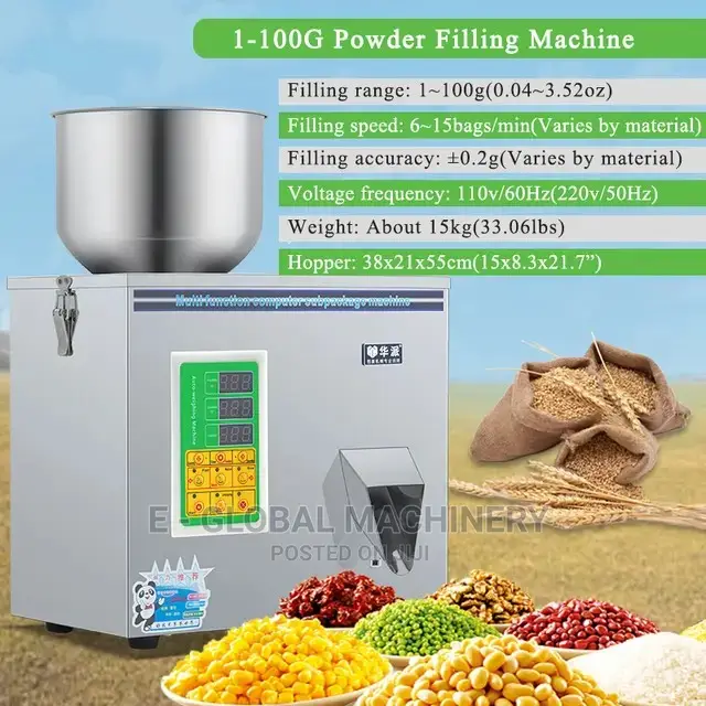 1-100g Granule And Powder Filling Machine