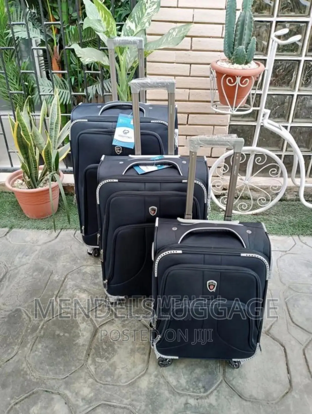 New Black Good Partner 4-Wheel-Trolley Box