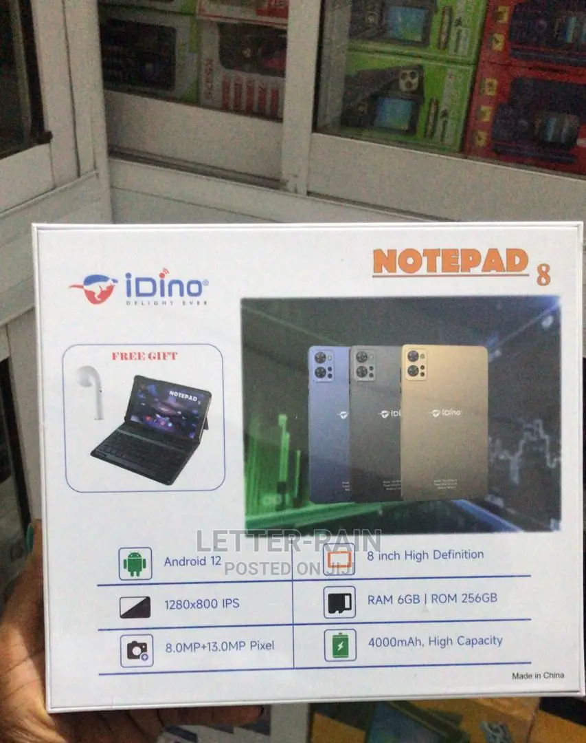 New Idino Note Pad 8 256 GB