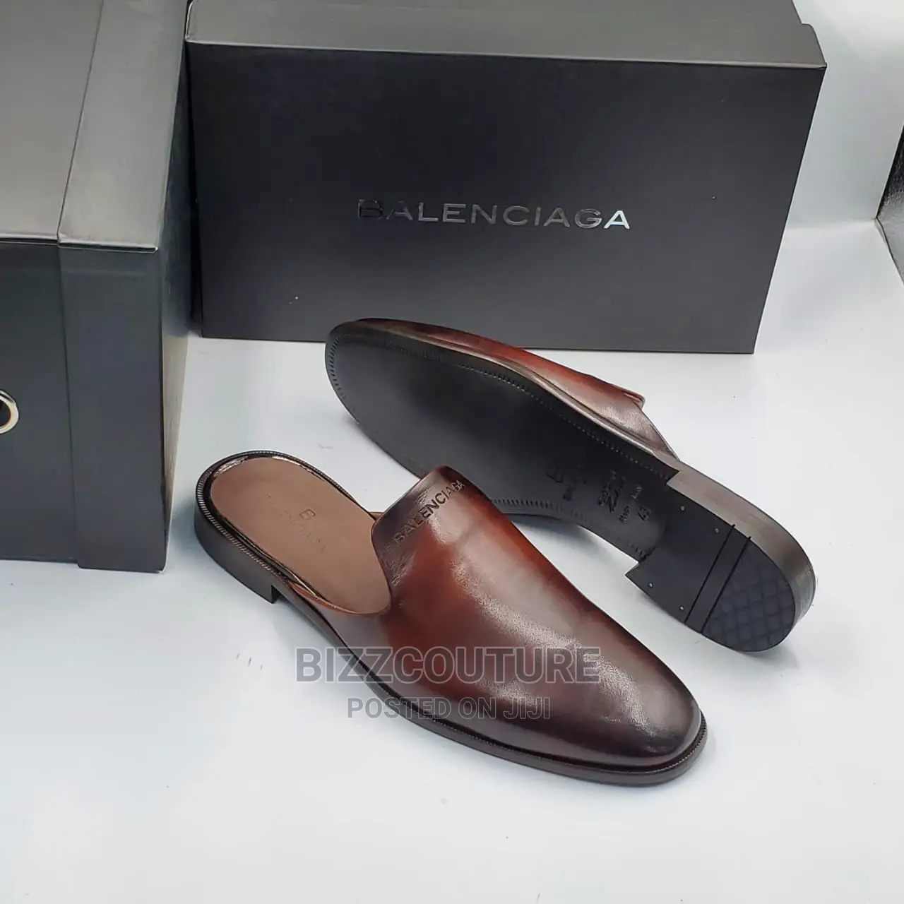 Original BALENCIAGA Half Shoes Available in Store
