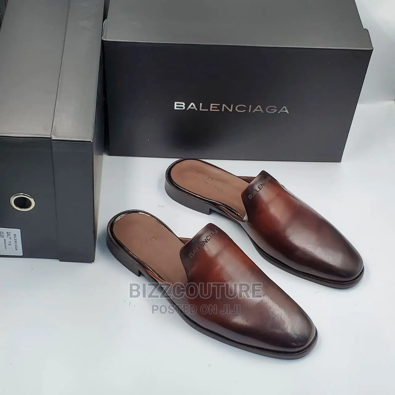 Original BALENCIAGA Half Shoes Available in Store