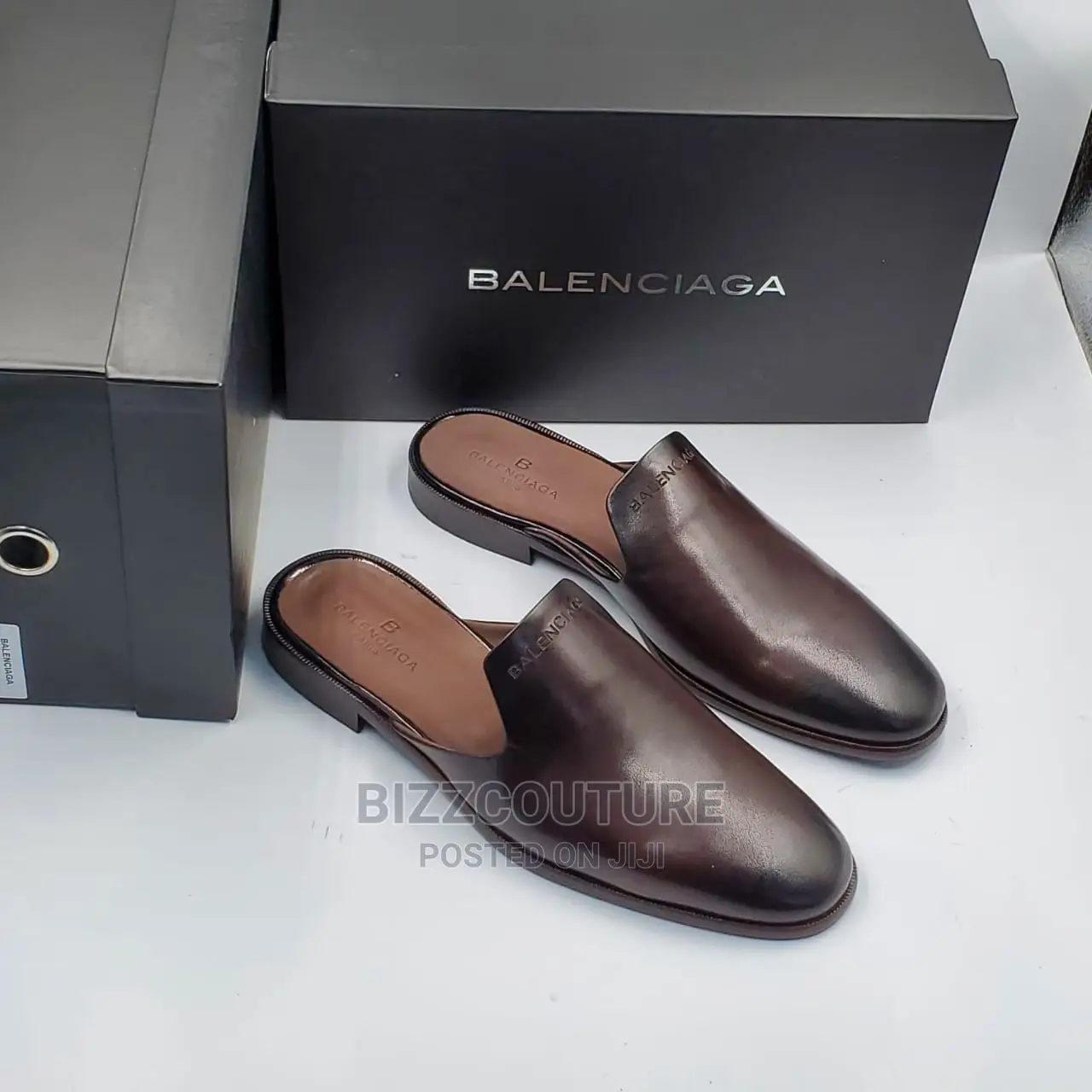 Original BALENCIAGA Half Shoes Available in Store