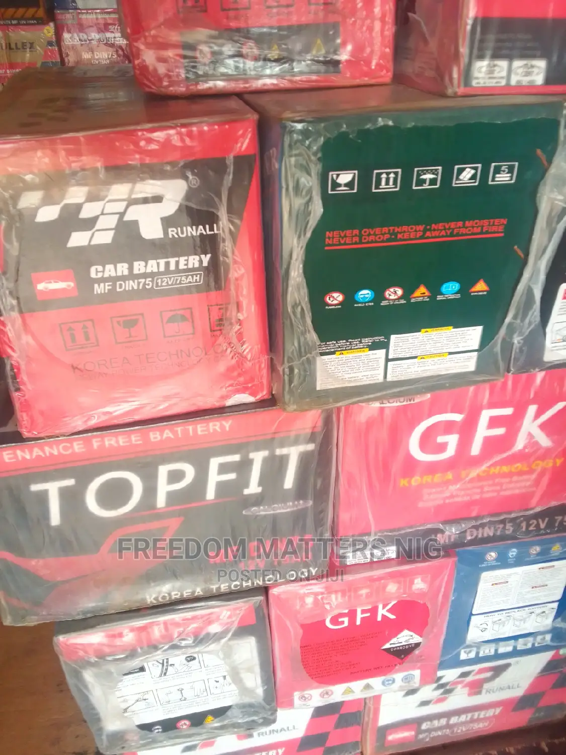 Original Car Battery With Warranty