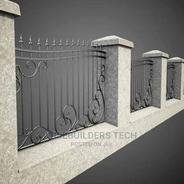 Modern Fence Rail