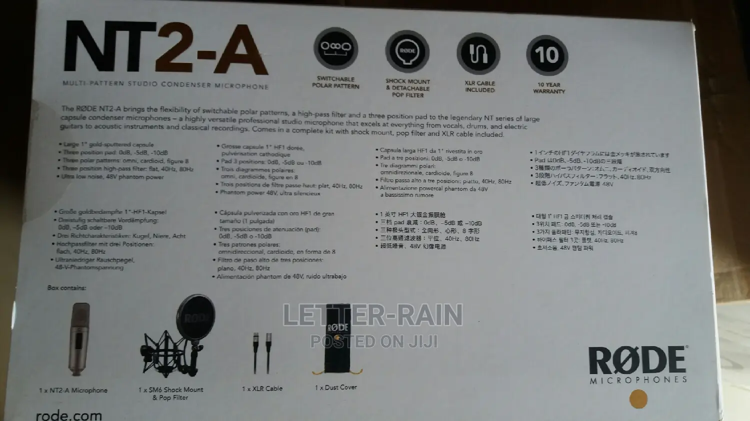 Rode Nt2-a Professional Microphone