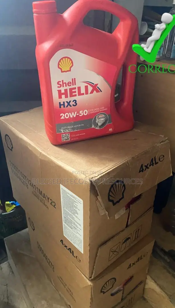 Shell Helix Hx3 Motor Oil 20w-50
