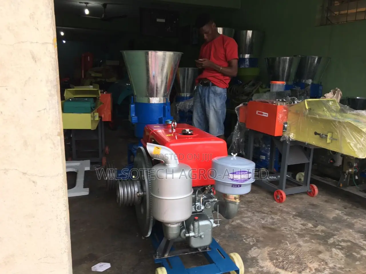 600kg/Hr Diesel Powered Pelletizer Machine