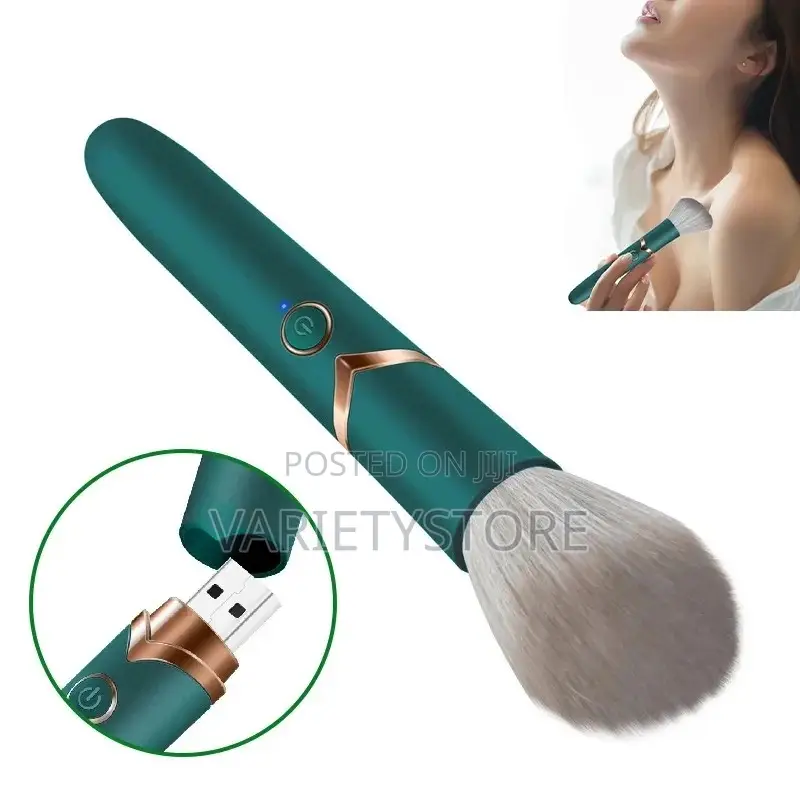 Vibrator Makeup Brush 10-Mode Vibration Clit Bullet Massager