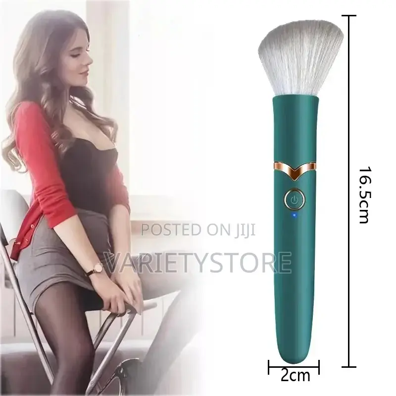 Vibrator Makeup Brush 10-Mode Vibration Clit Bullet Massager