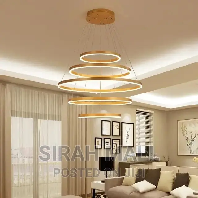 Living Room Hotel Circle Hanging Pendant Light.
