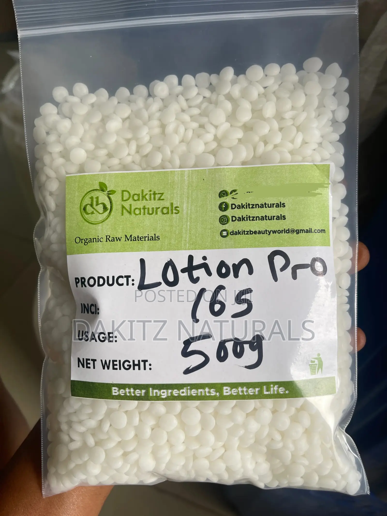 Lotionpro 165 Tegocare (Glyceryl Stearate Peg 100 Stearate)