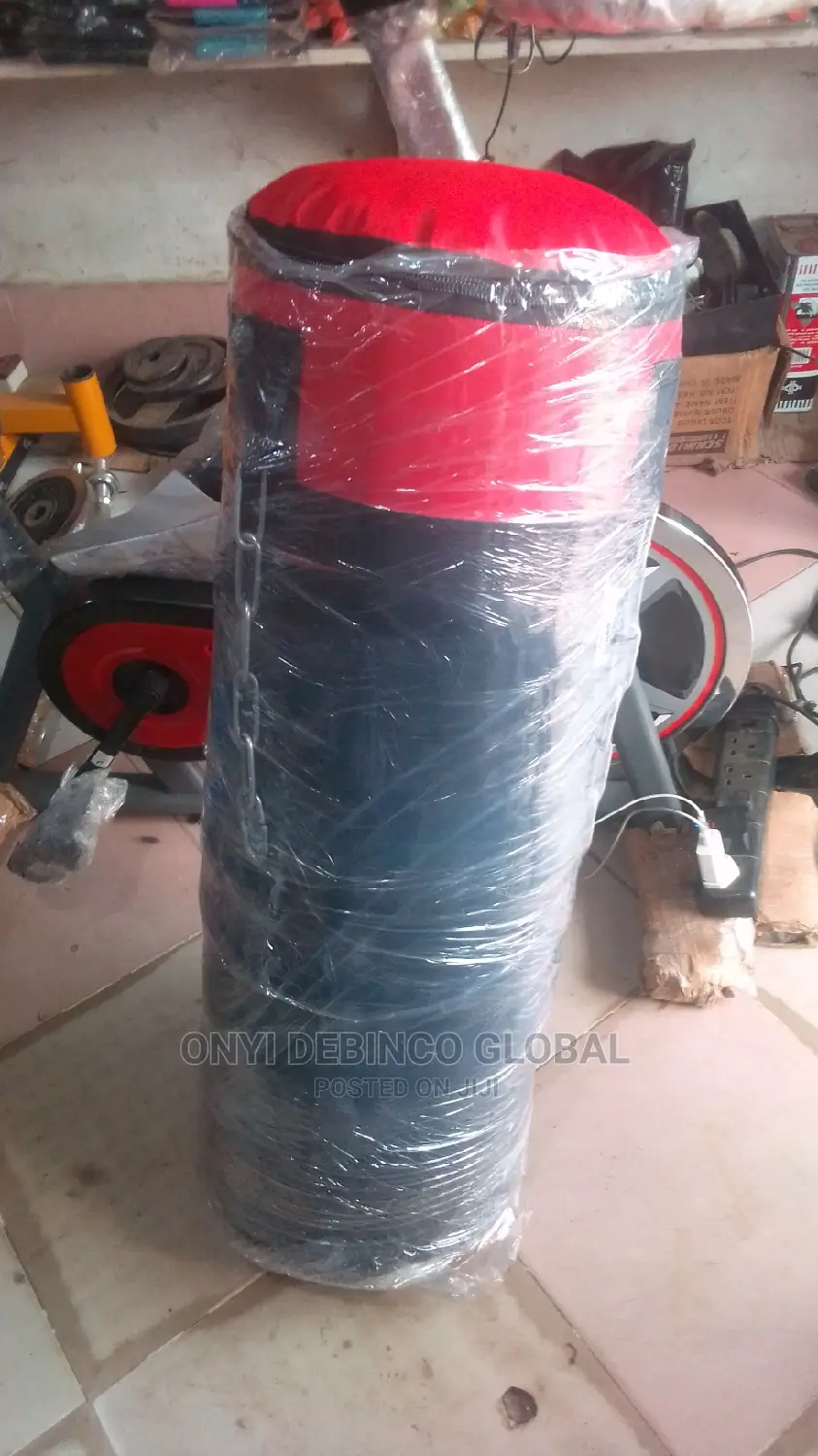 Punching Bag and Boxing Gloves