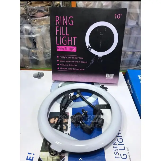 10 Inches Ring Light With Tripod Stand