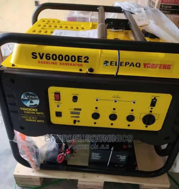 (15kva) Elepaq Yaofeng Petrol Generator Model Sv60000e2