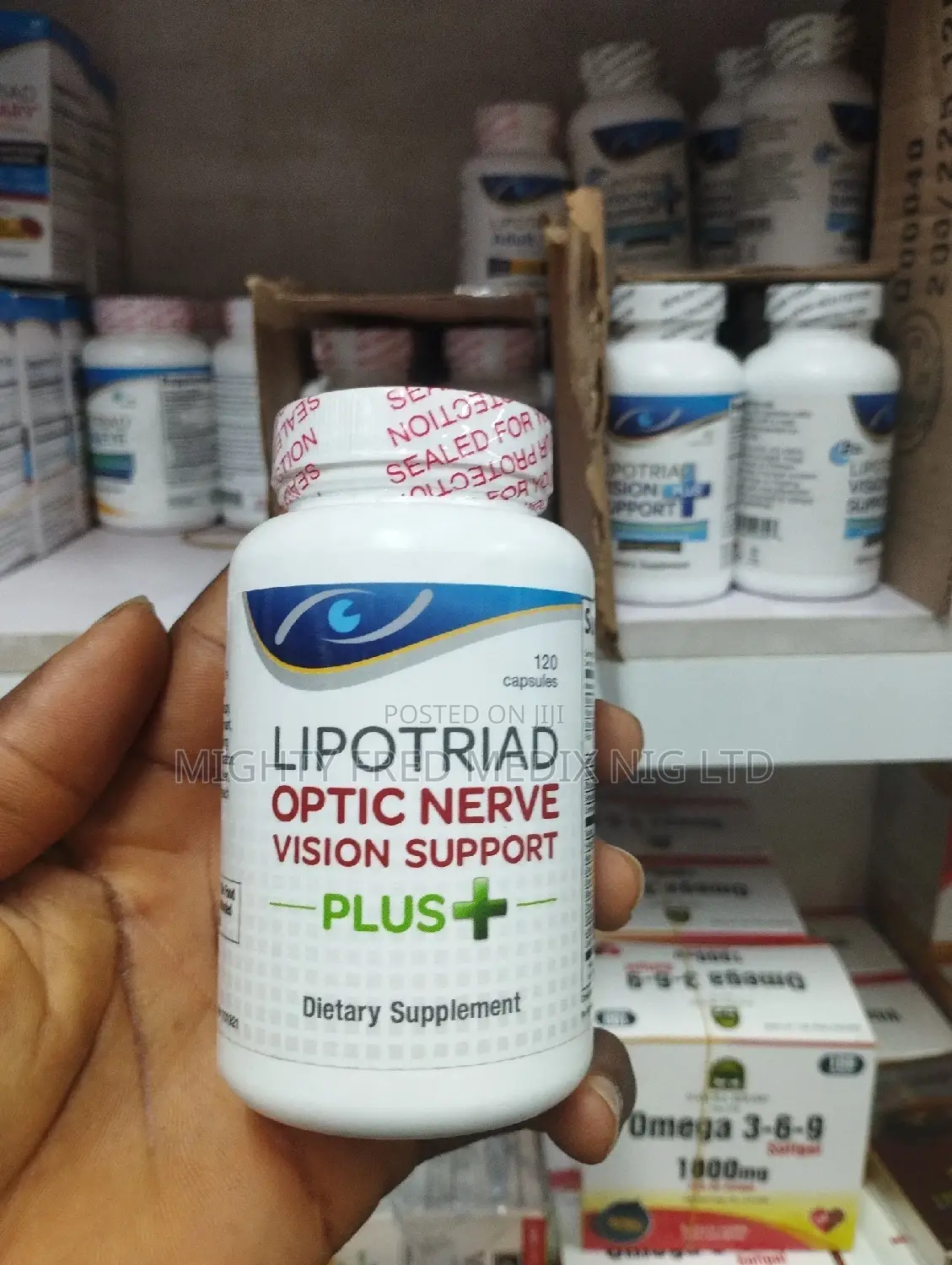 Lipotriad Optic Nerve Vision Support 120 Capsules