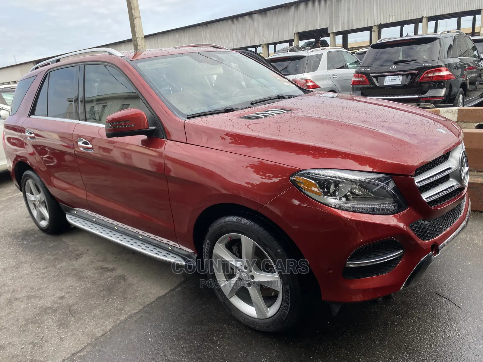 Mercedes-Benz GLE-Class GLE 350d 4MATIC 2017 Red
